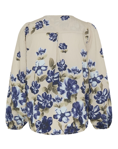 Fransa - FRCarrie 1 Bluse - Petal Poise Ice Water 